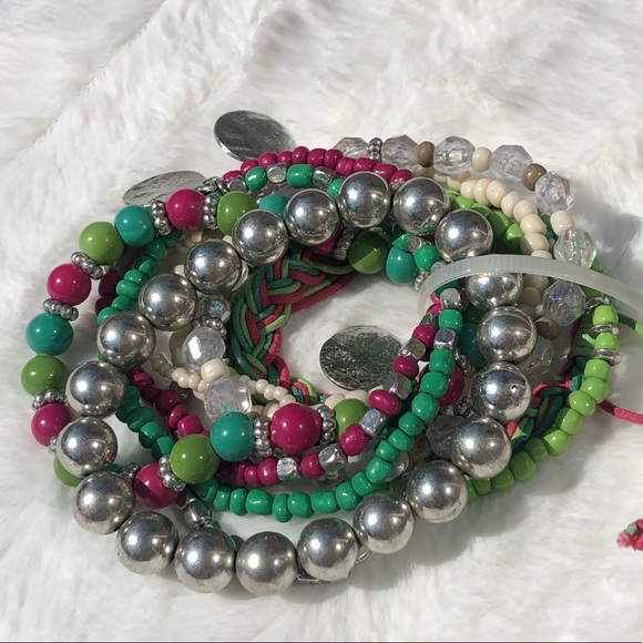 💚 Beautiful bundle of colorful fun bracelets  💚 - Picture 2 of 13